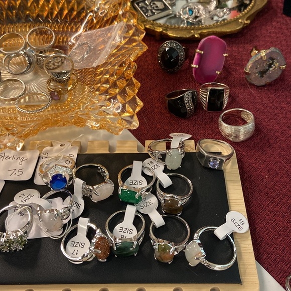 Blank--Costume rings size 5-9 ur choice see pics sold as is - Picture 11 of 14